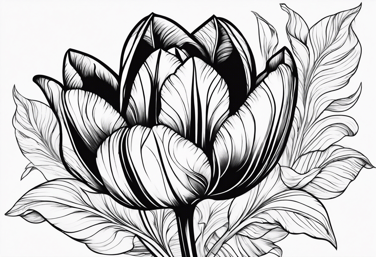 tulips tattoo idea