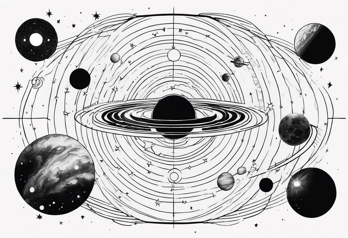 solar system, galaxy, superman tattoo idea