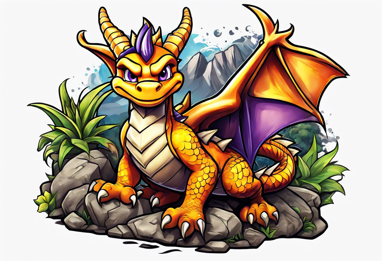 Spyro the dragon tattoo idea