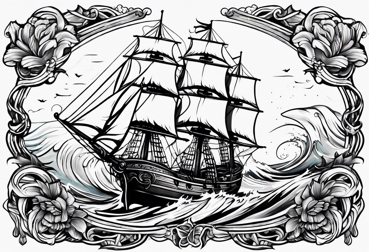 sail the high seas tattoo idea