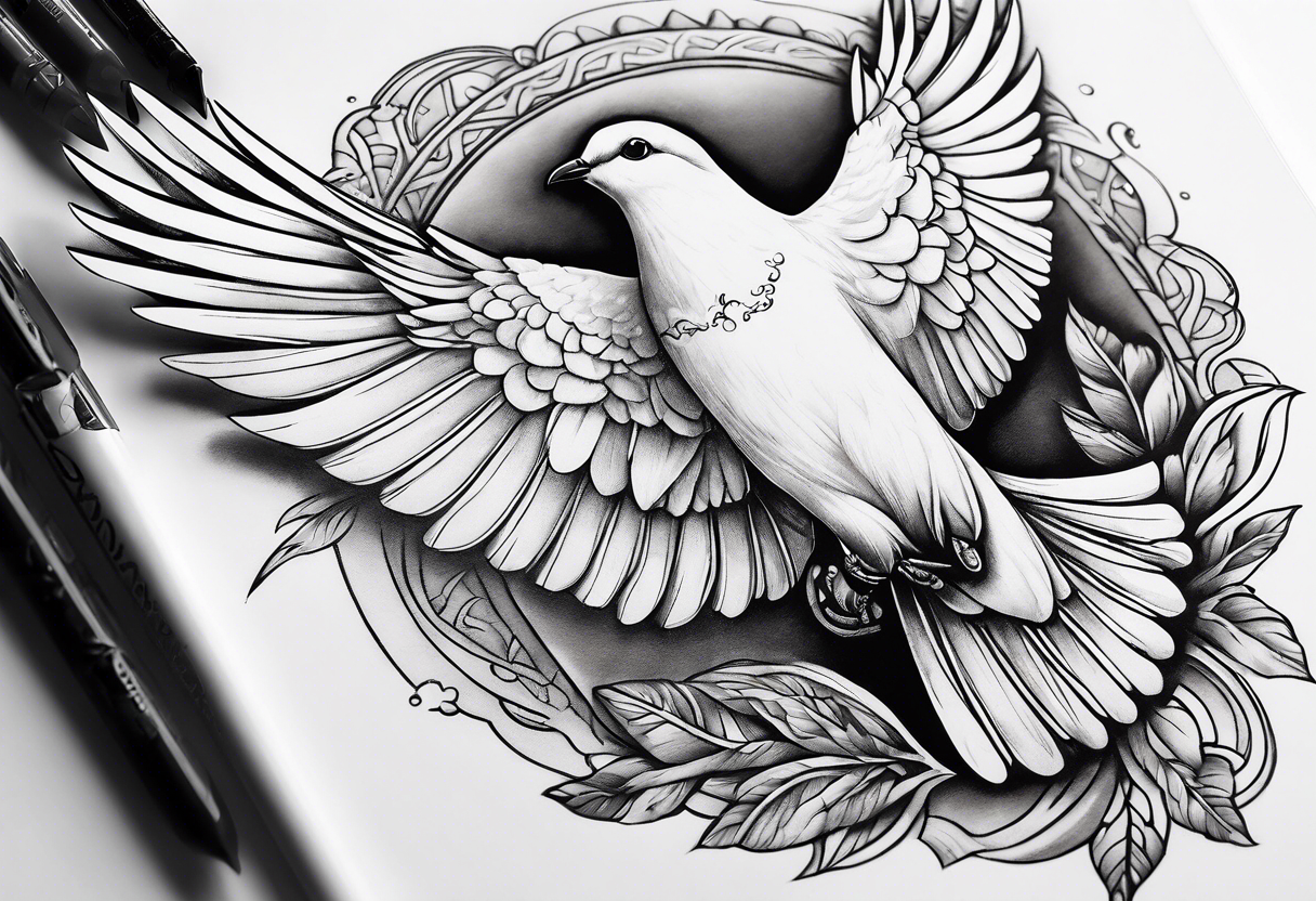 Dove Sleeve tattoo idea