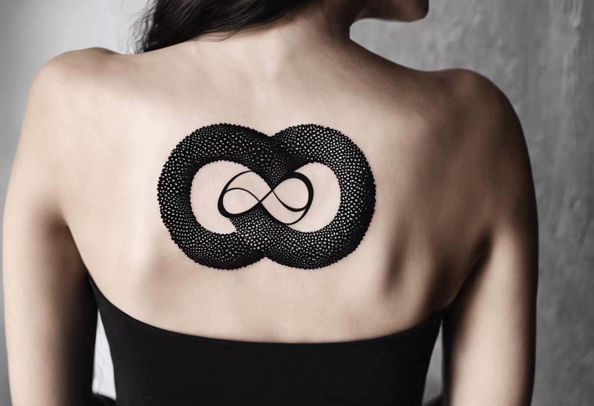 Infinity symbol with name tattoo idea