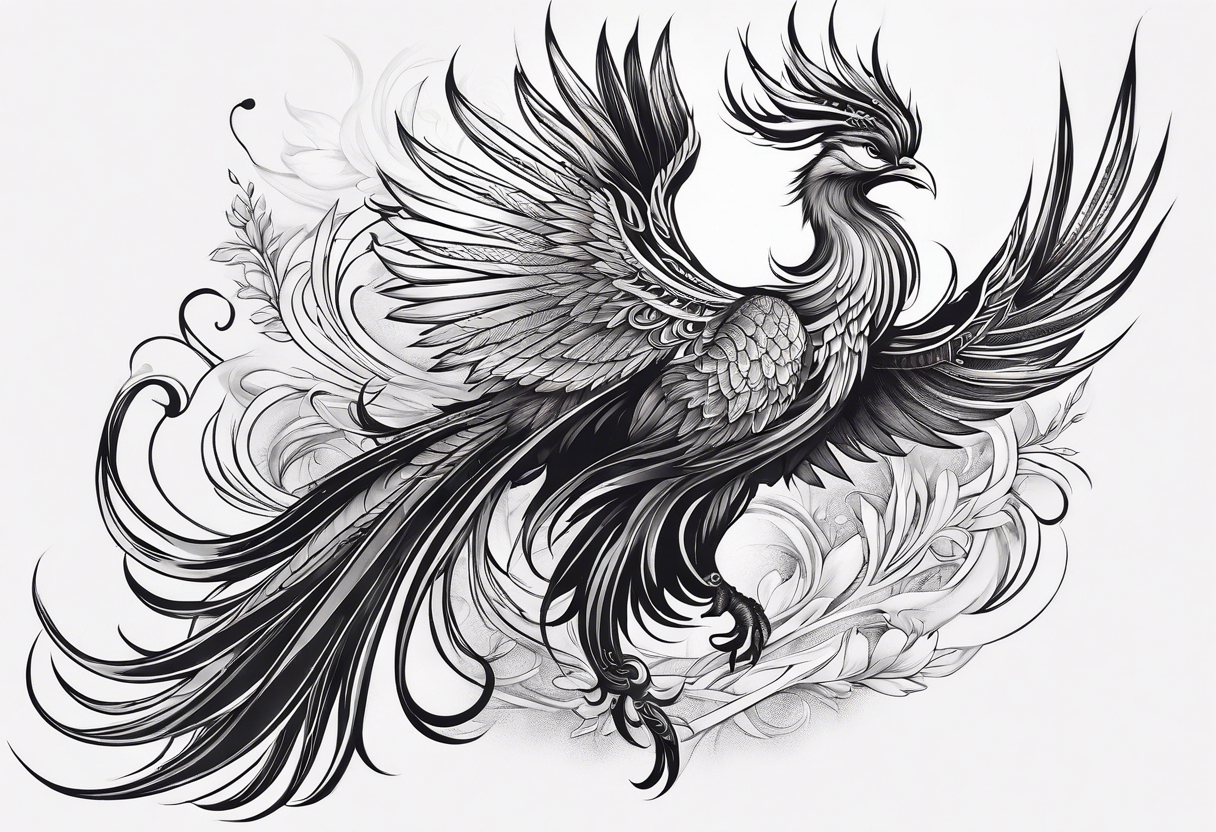 40 Feminine Phoenix Tattoo Ideas for Women & Meaning