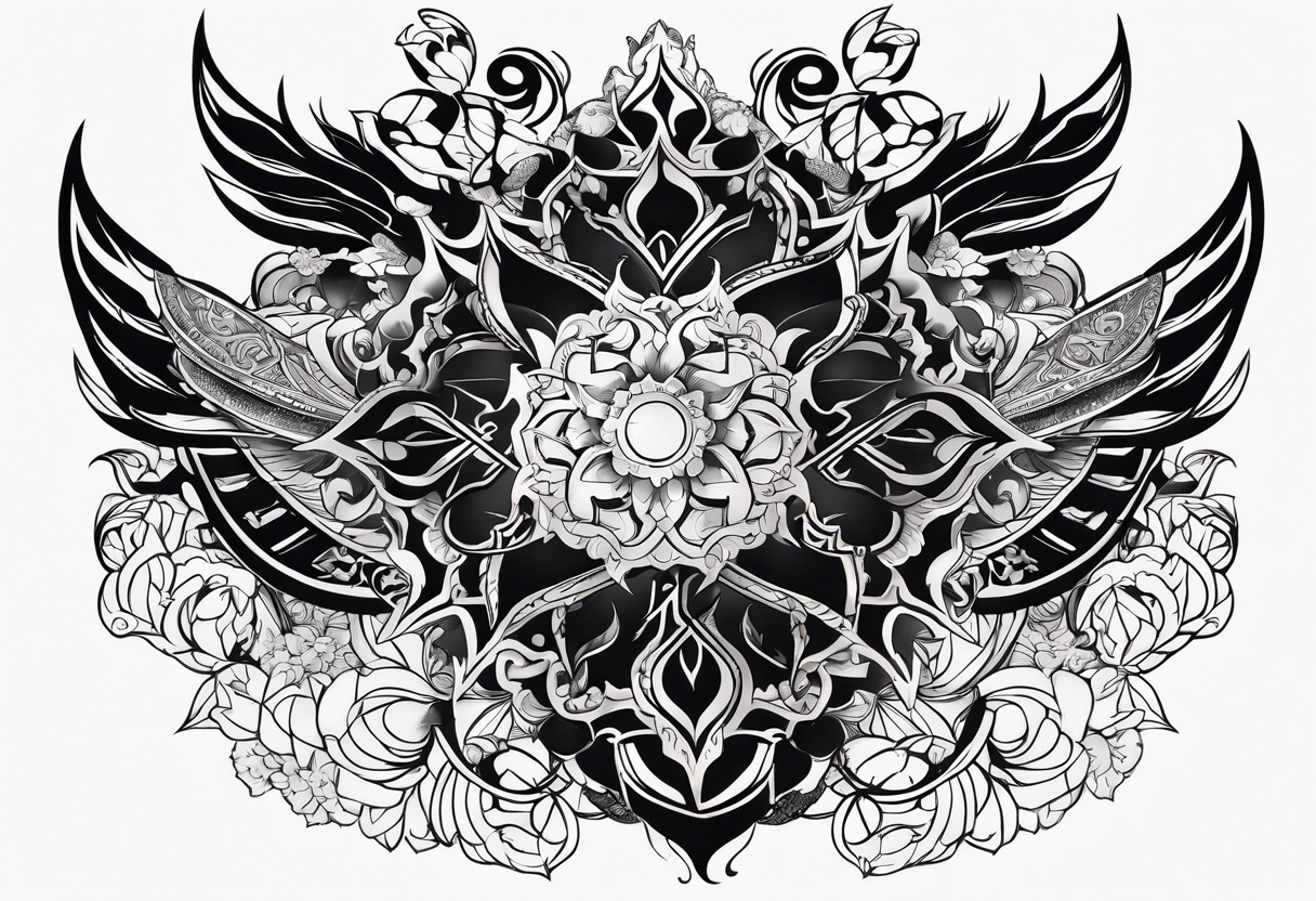 anima black clover Asta tattoo idea