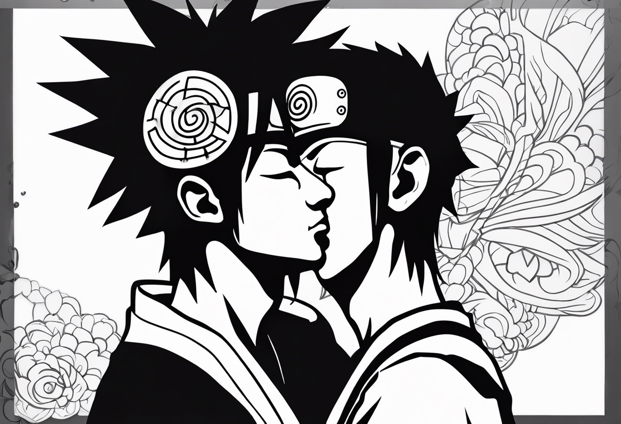 naruto kiss saske tattoo idea