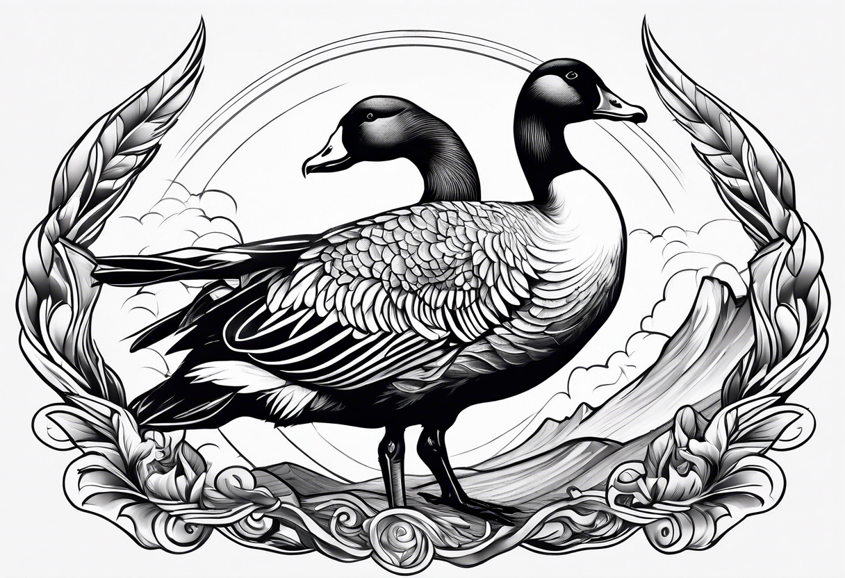 furious goose tattoo idea