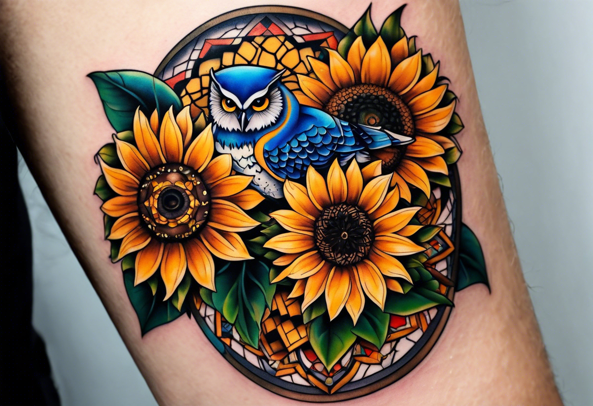 Small Sunflower Tattoo - TattooLopediaTattooLopedia