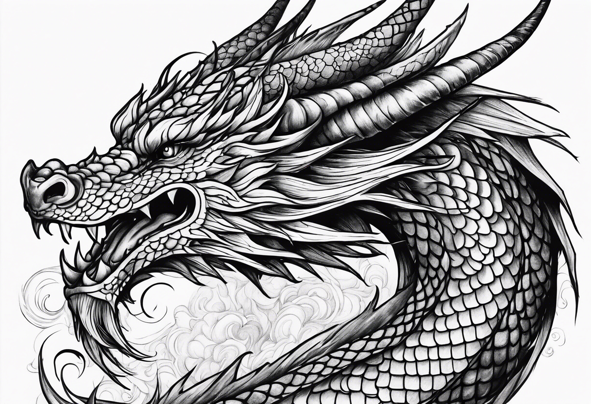 dragon japanese tattoo idea