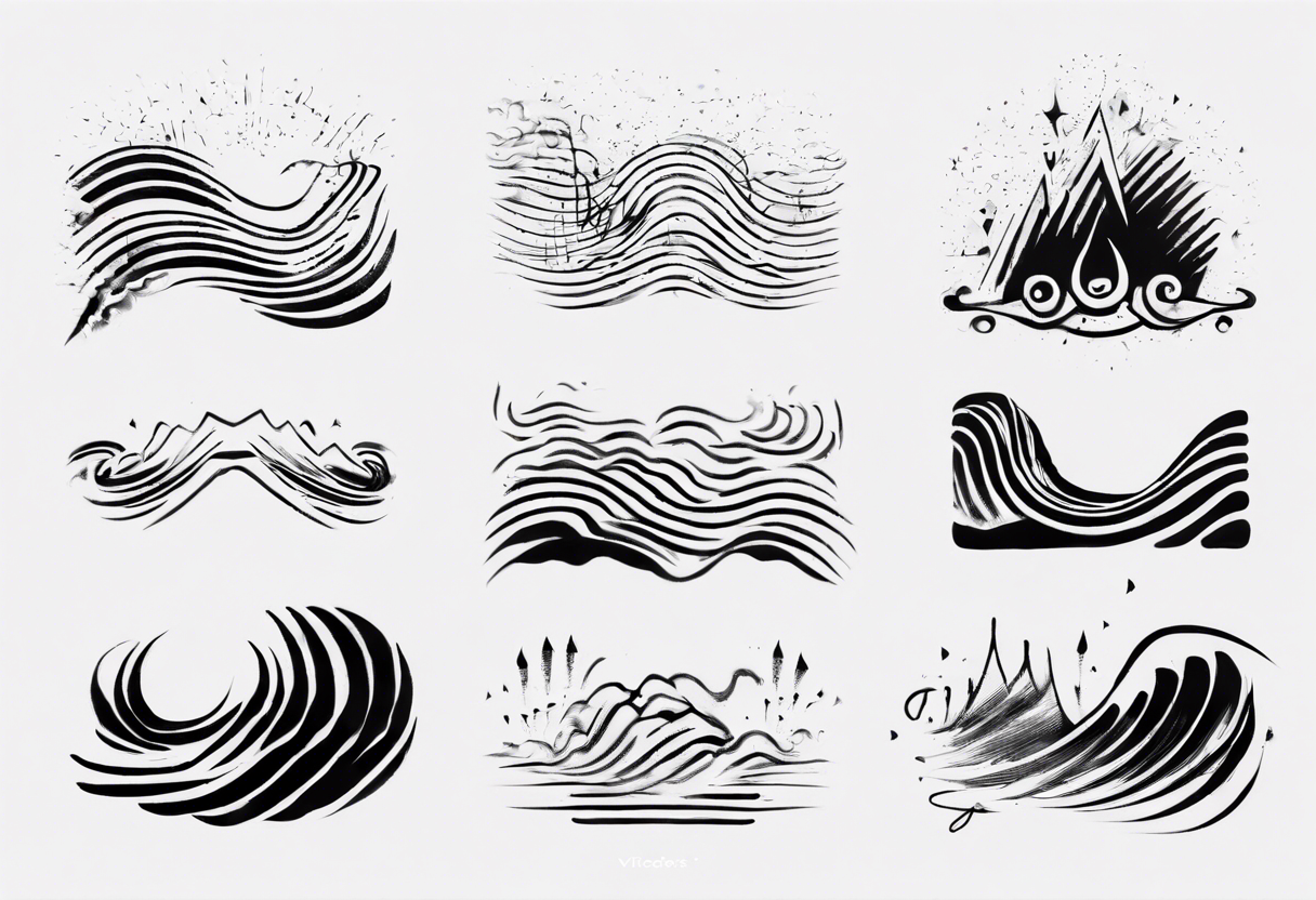 god is in the soundwaves tattoo idea