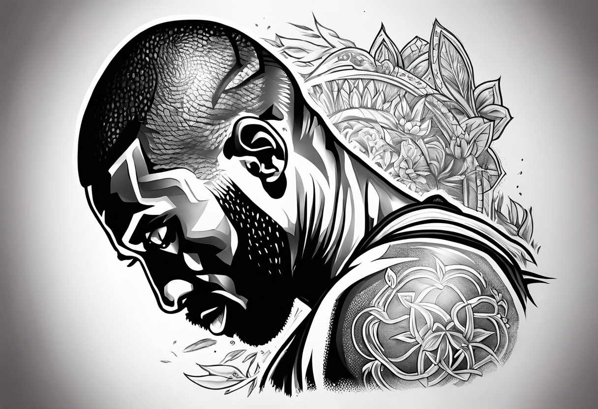 Kobe Bryant logo tattoo idea