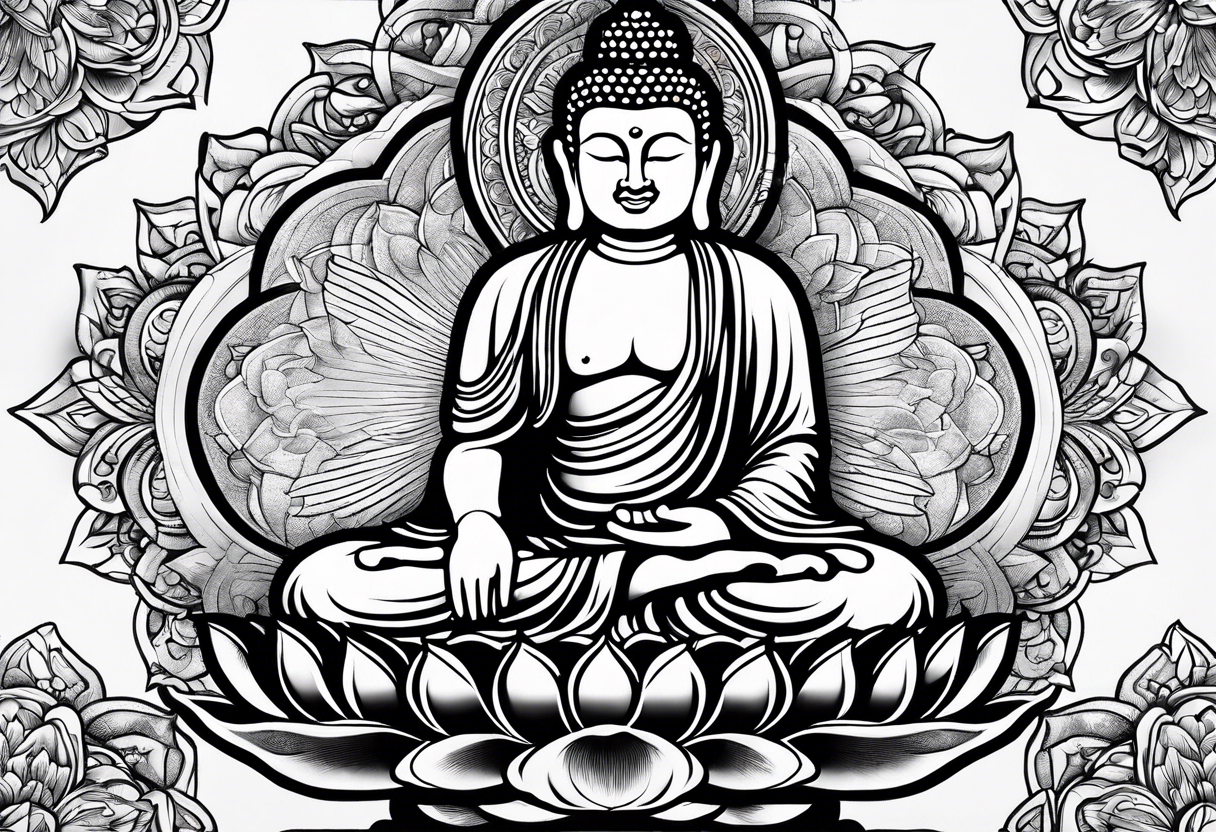 buddha tattoo idea