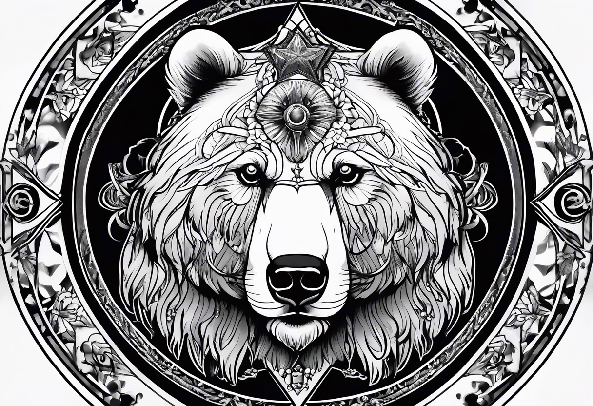 The fool tarot as a bear tattoo idea