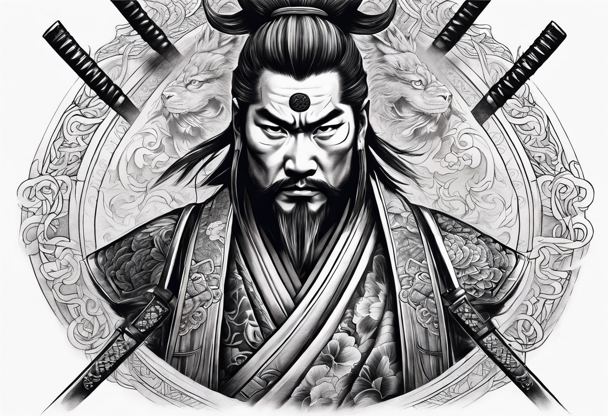 discipline  consistency samurai tattoo idea