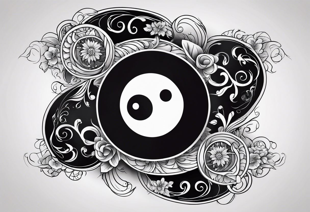 Ying Yang tattoo idea