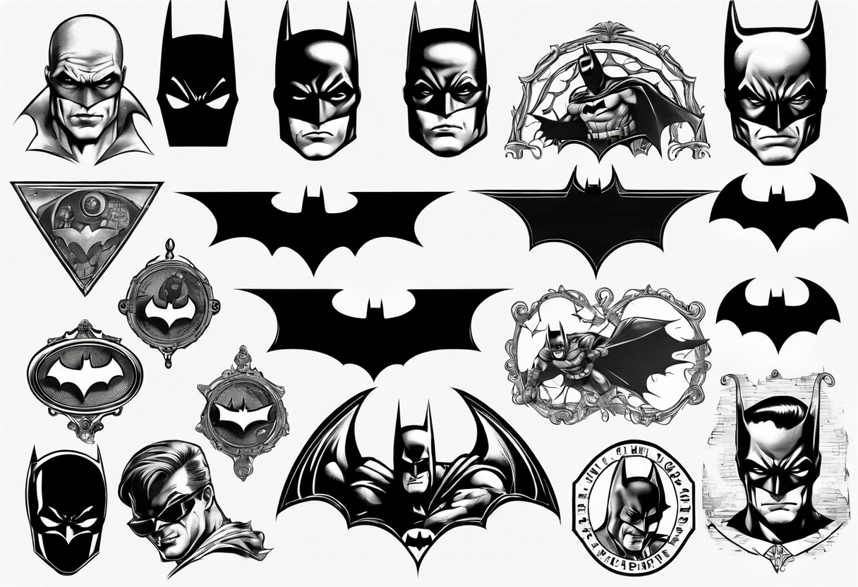 BATMAN TATTOO ART PHOTOS: Comic Book Logo & Bat-Dog! | Cosplay Zone