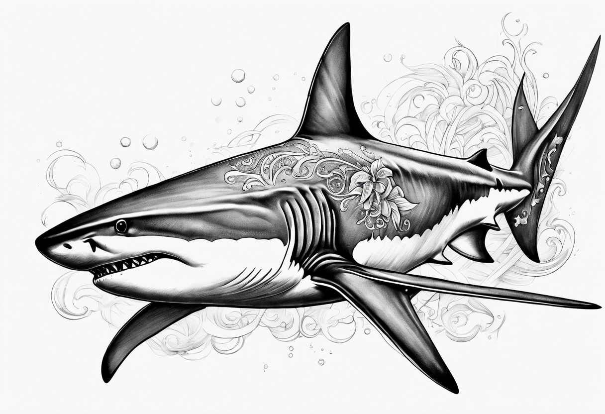 Shark tattoo idea