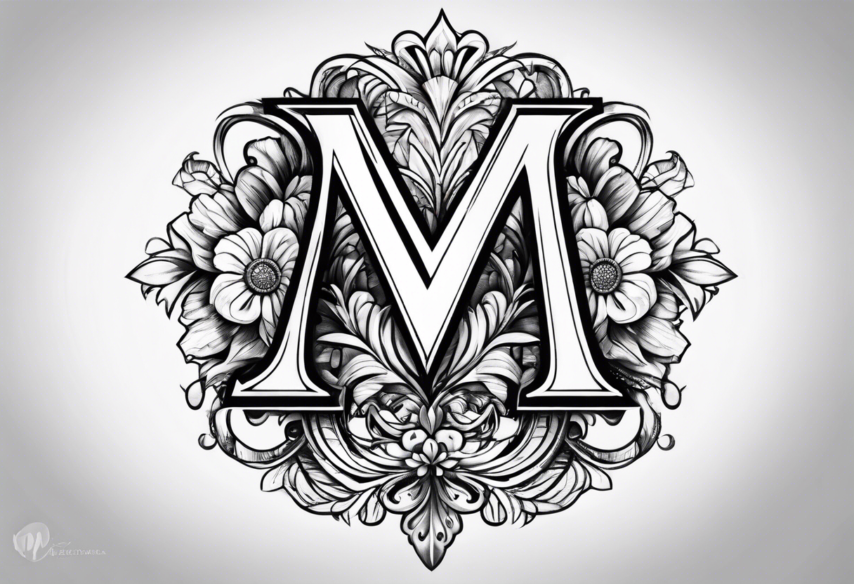 Name M Letter tattoo , Name M Letter tattoo ,Name M Letter sticker,  Temporary tattoo ,tattoo