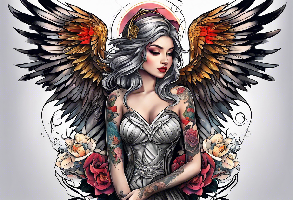 Arc Angel tattoo tattoo idea