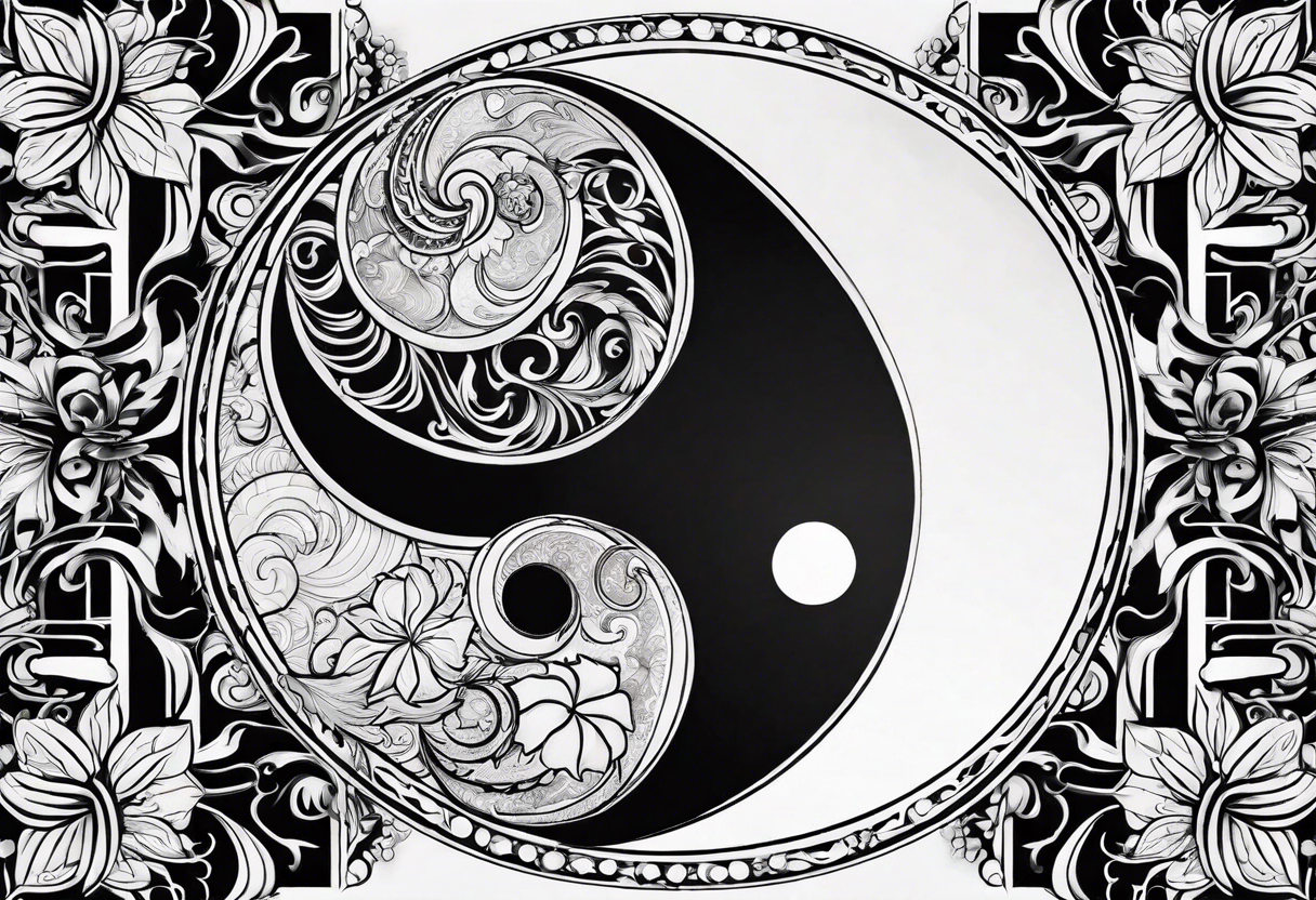 Ying Yang tattoo idea