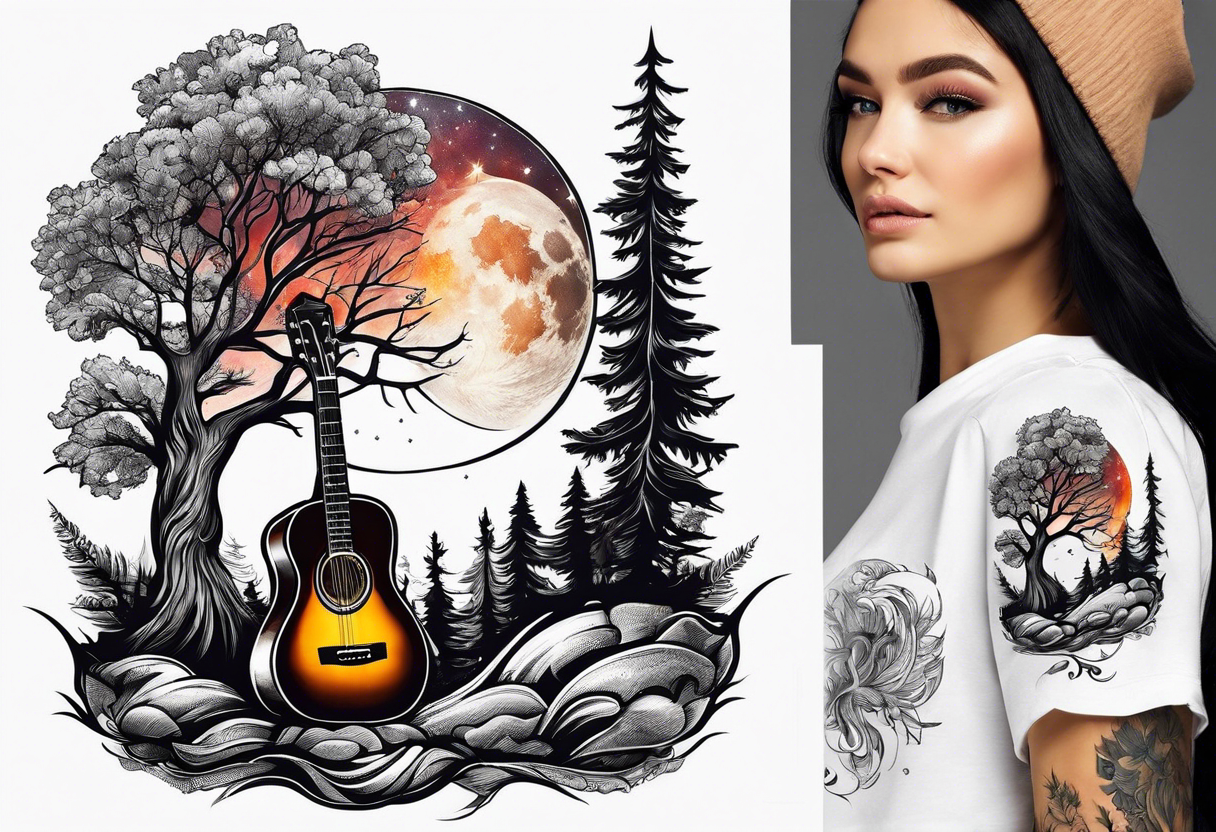 voorkoms Rock Music Guitar Tattoo Waterproof Temporary Body Tattoo for Boys  and Girls - Price in India, Buy voorkoms Rock Music Guitar Tattoo  Waterproof Temporary Body Tattoo for Boys and Girls Online