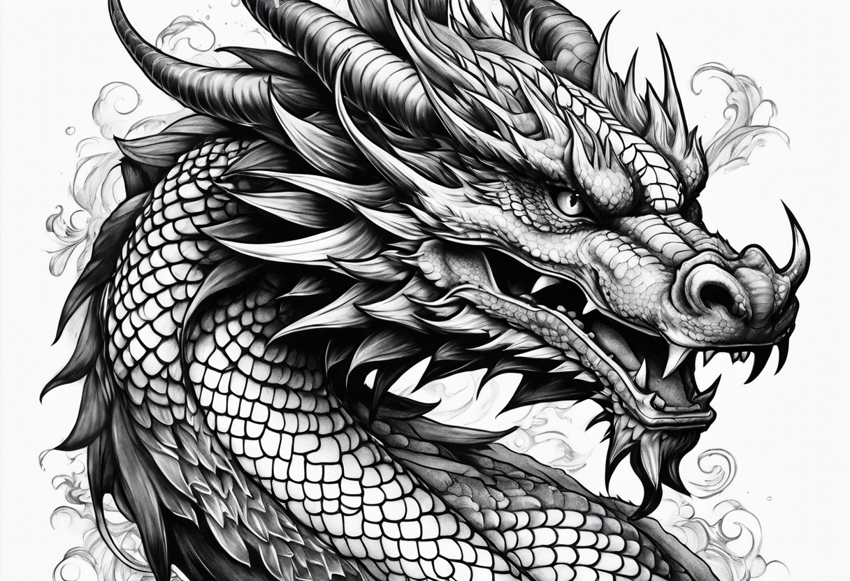 dragon japanese tattoo idea