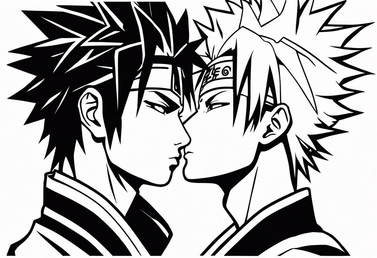 naruto kiss saske tattoo idea