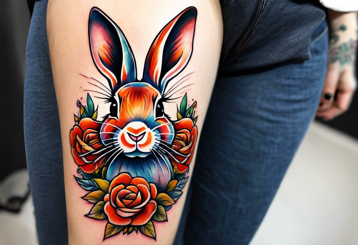 The Best Rabbit Tattoos | Rabbit tattoos, Bunny tattoos, Shadow tattoo