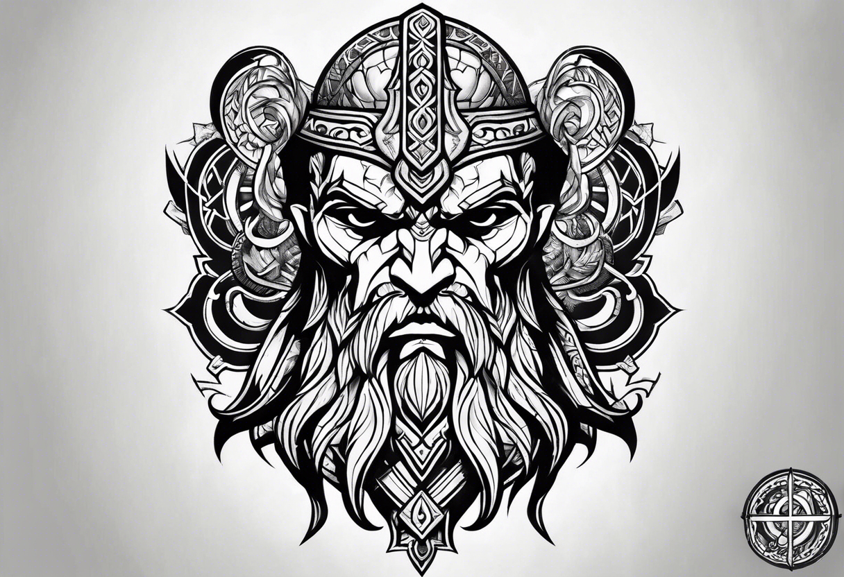 God of war emblem tattoo idea