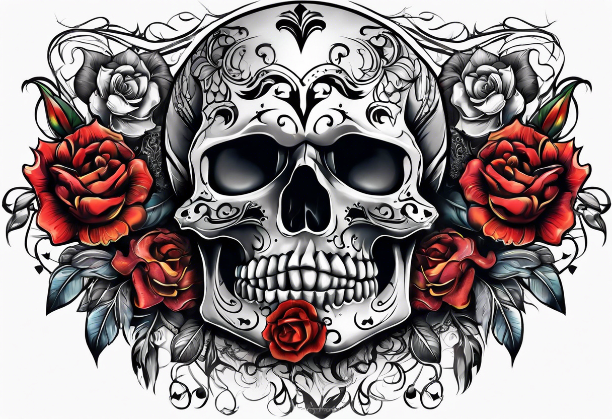 Skulls tattoo idea