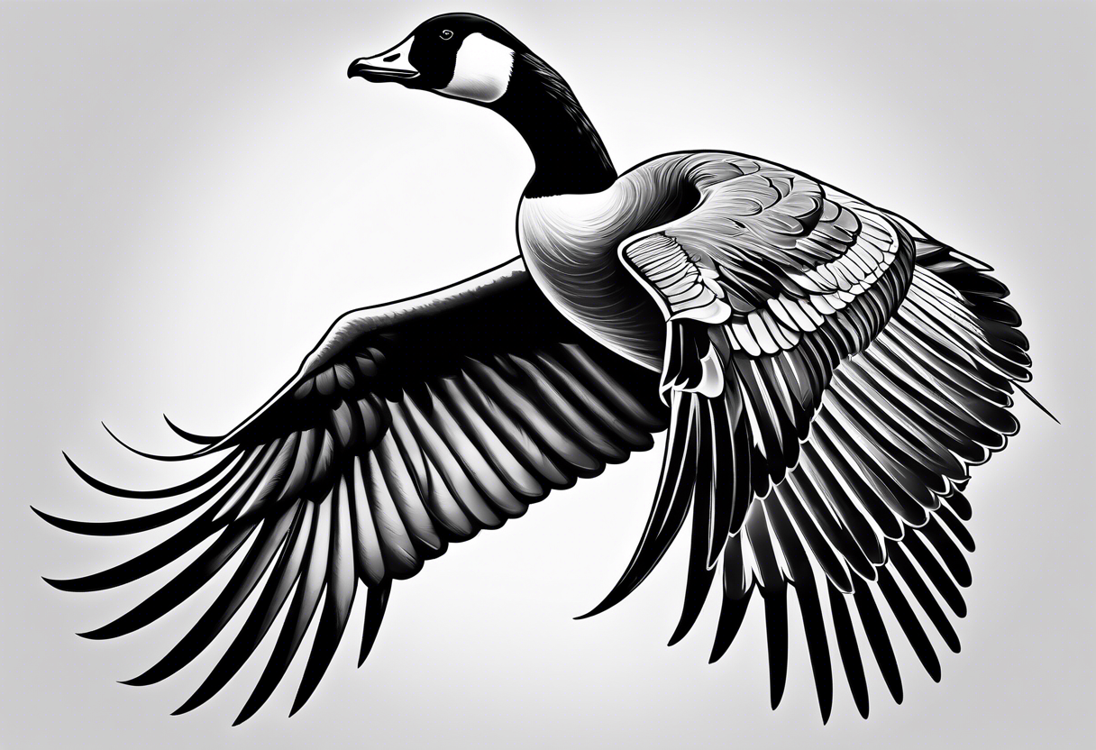 Goose hunting tattoo idea