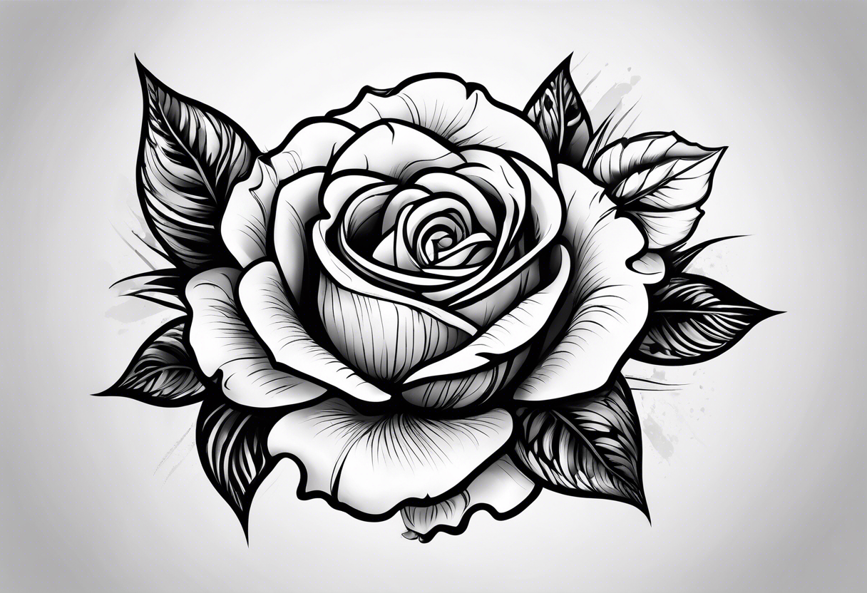 Small Rose tattoo tattoo idea