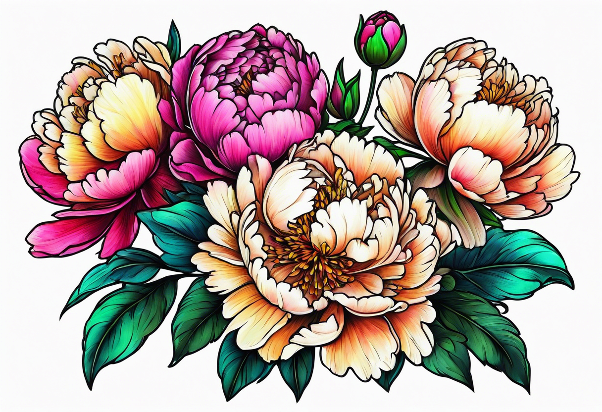 Peony Tattoo Blueprint Kit – IMAGELLA