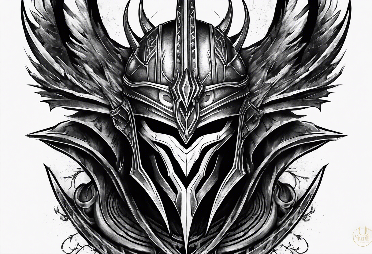 Helm of sauron tattoo idea