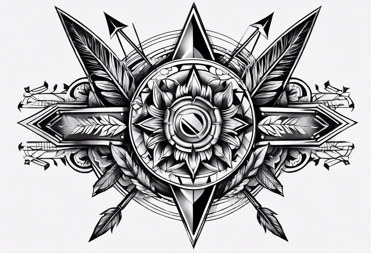 arrow
parallel tattoo idea