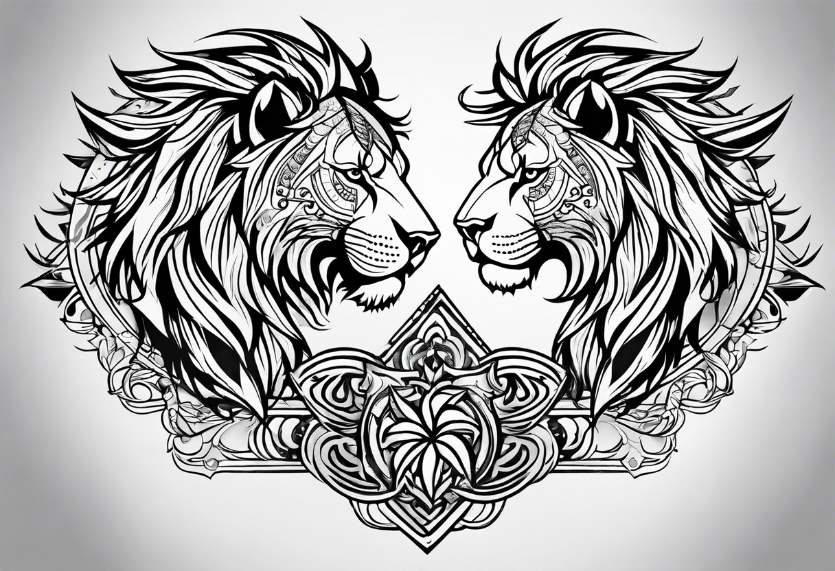 Leo zodiac sign inspired, girly design tattoo. All my artworks are unique,  if you want an exclusive design, DM me… | Leo tattoos, Leo tattoo designs,  Zodiac tattoos