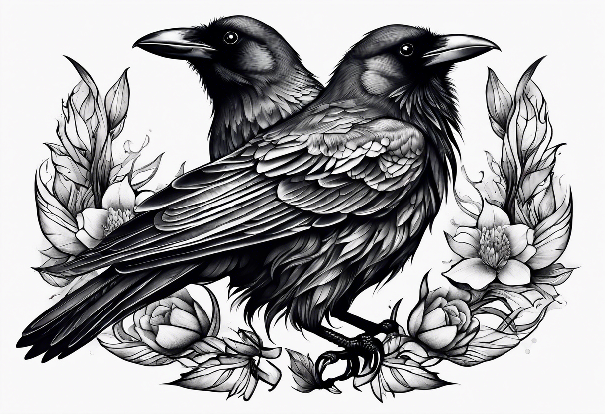 crows tattoo idea