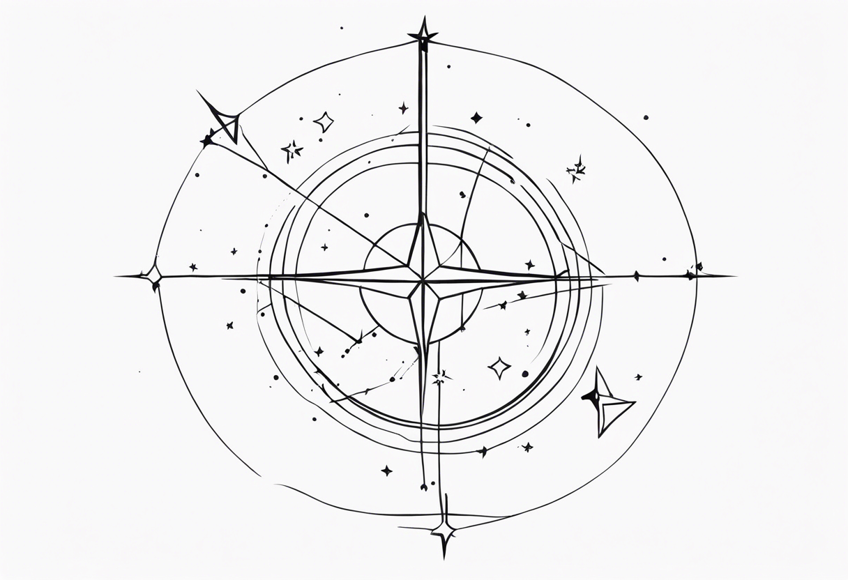 Sagittarius constellation tattoo idea