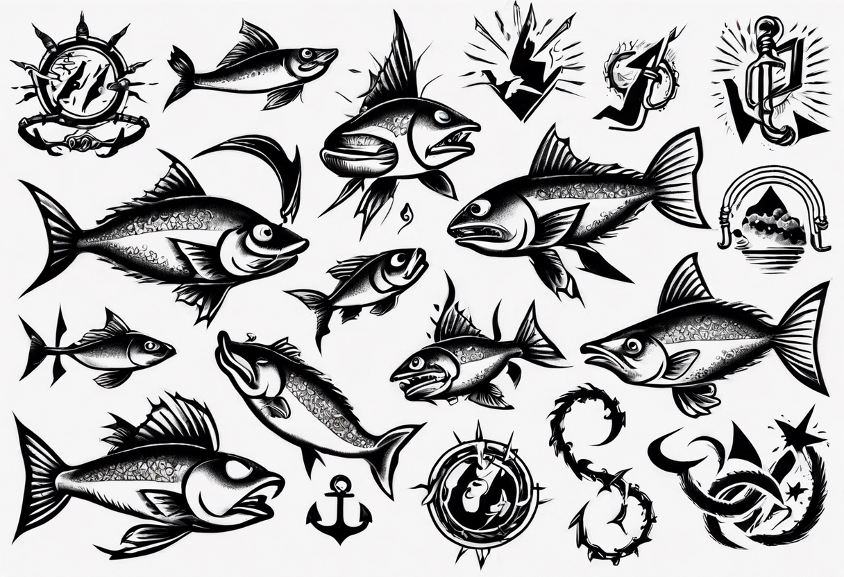 Fish hooks, 1946, canada tattoo idea