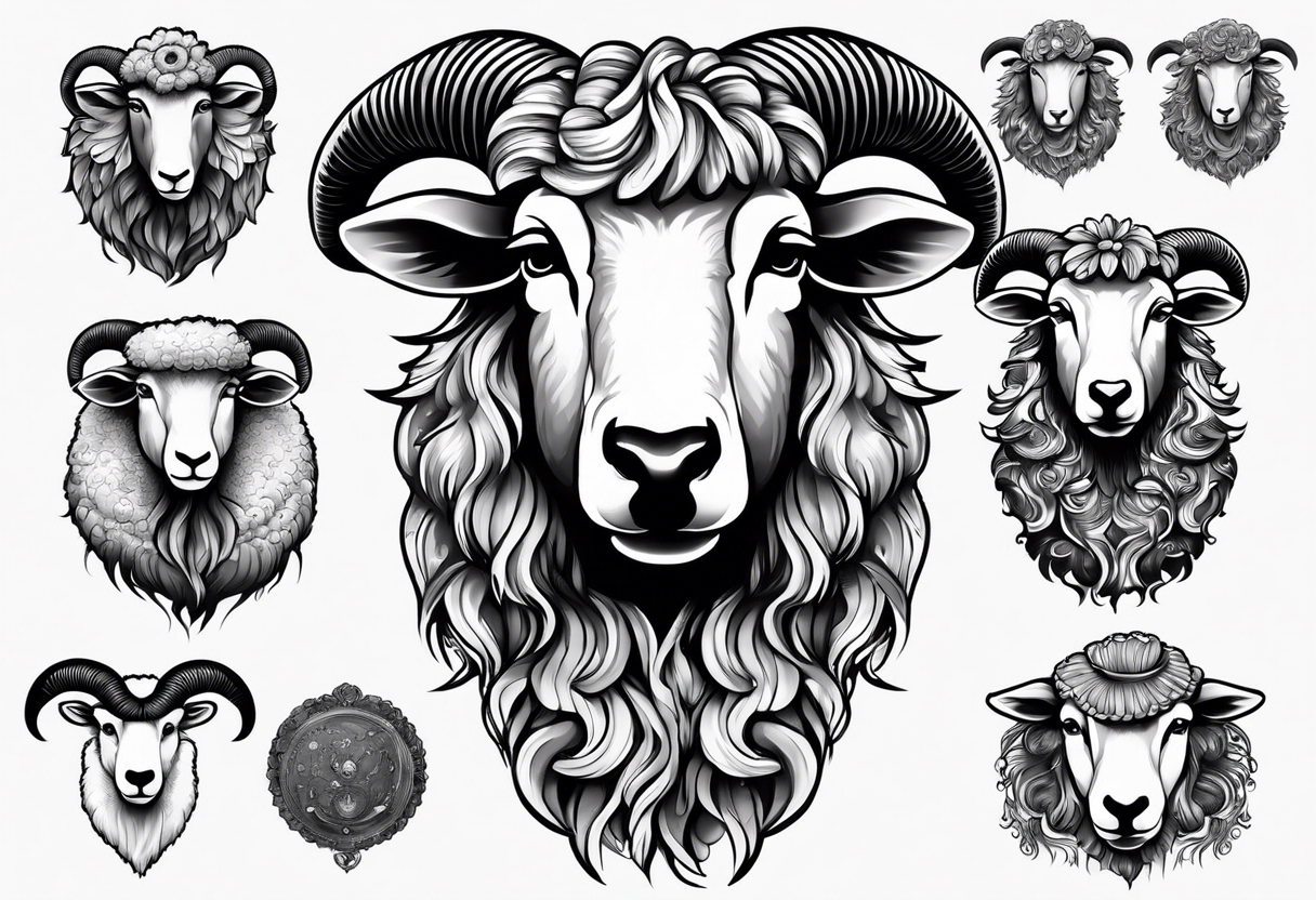 shephard, sheep tattoo idea