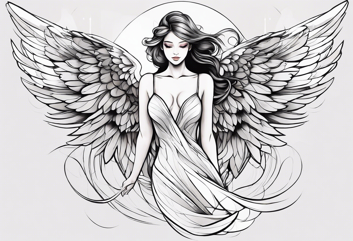 Cute Baby Angel 2 design Temporary Body Tattoo Waterproof For Girls Me –  Temporarytattoowala