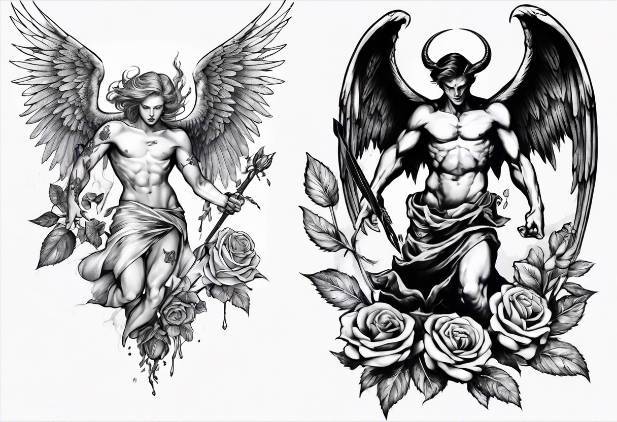 32 Meaningful Angel Tattoos for Men in 2024