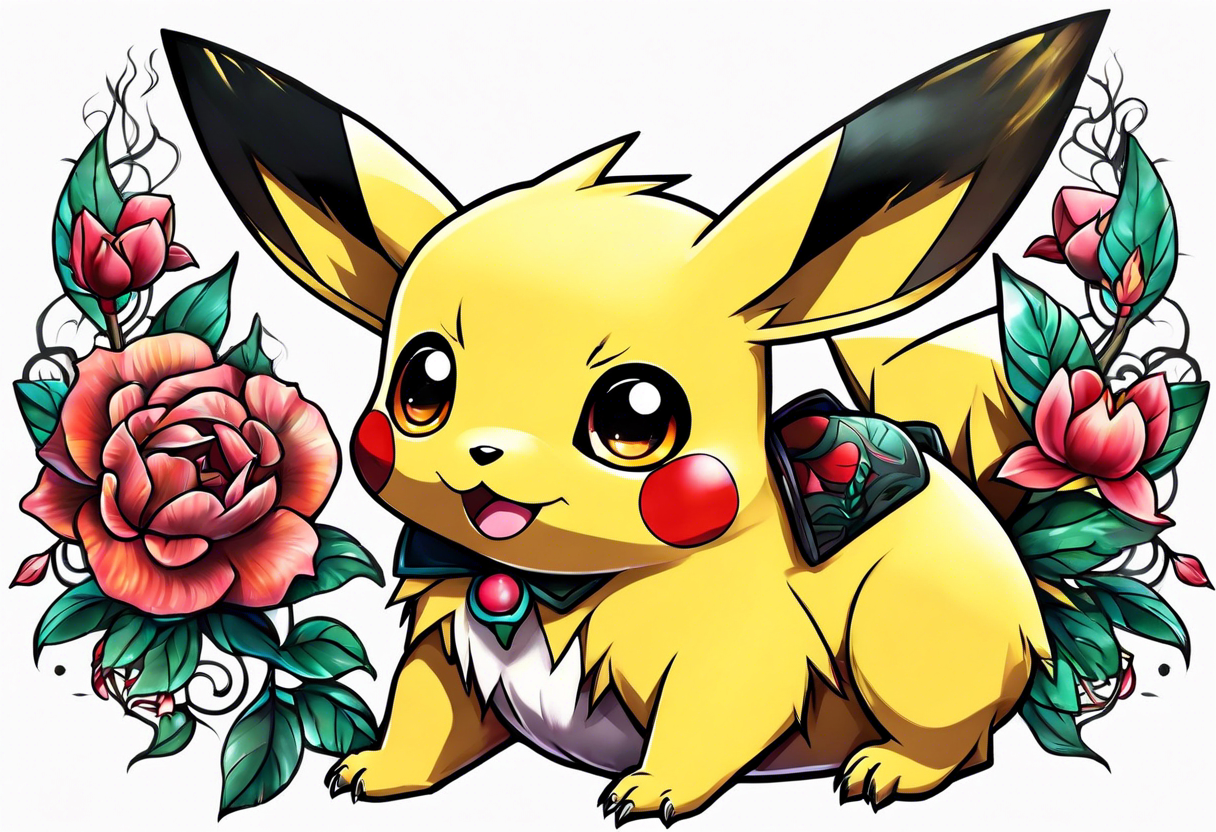 Pickachu tattoo idea