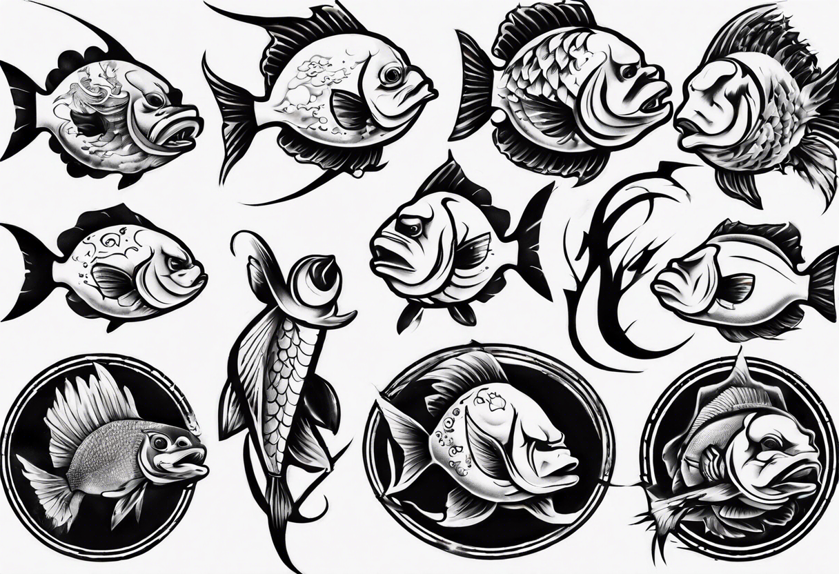 halb Mann halb Fisch tattoo idea