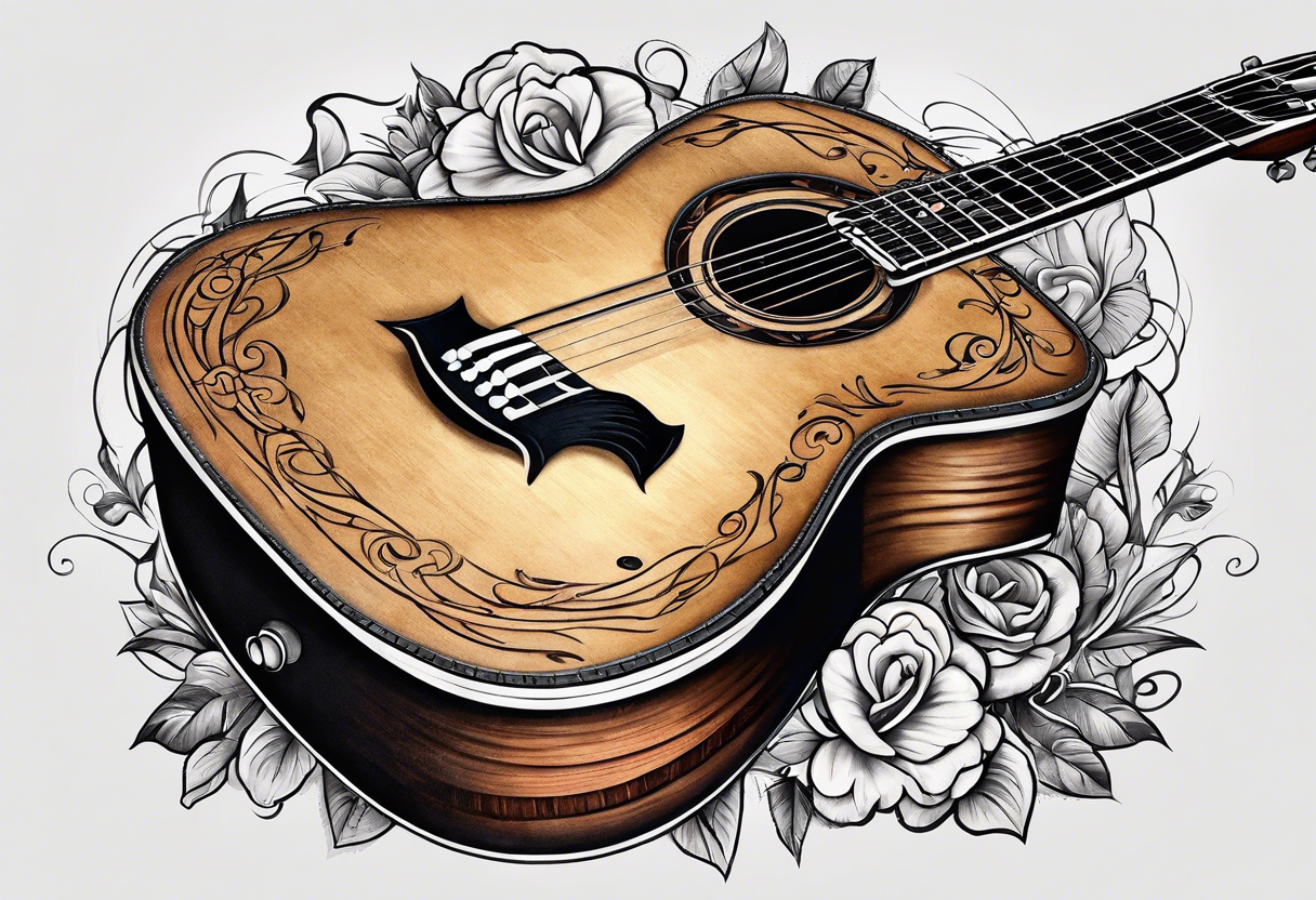 Amazon.com: Azeeda Large 'Guitar' Temporary Tattoo (TO00016795) :  Everything Else