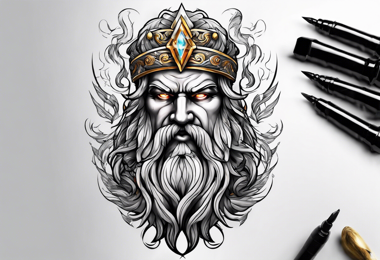 Crazy Ink Tattoo & Body Piercing Raipur - GOD ZEUS TATTOO DESIGN, RAIPUR  TATTOO ARTIST(C.g)/SURAT TATTOO ARTIST(G.j) Zeus tattoos can also symbolize  a connection to Ancient Greek mythology or Greek ancestry in