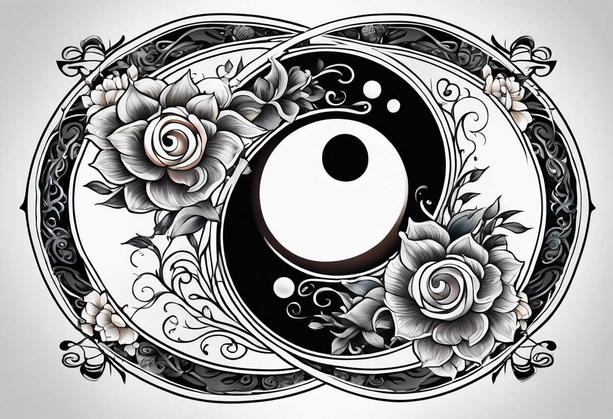 ying yang tattoo idea