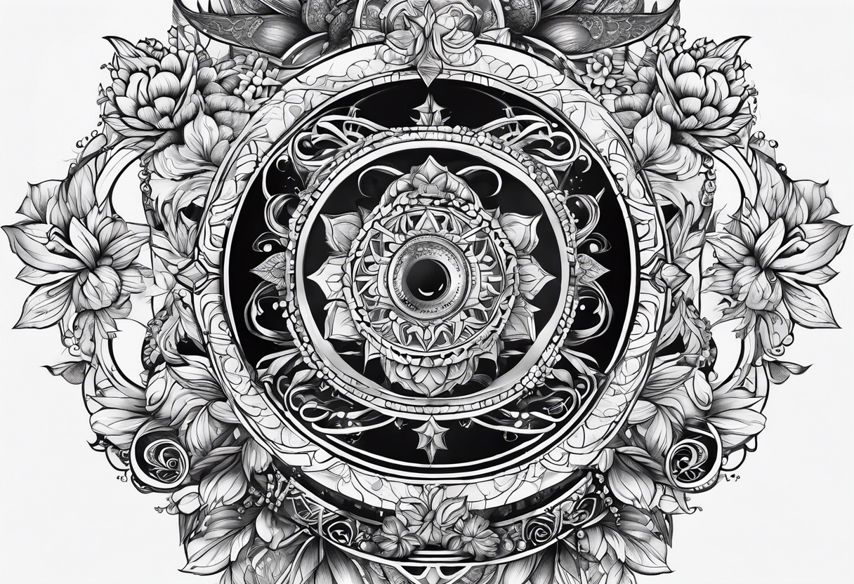 The embodiment of balance tattoo idea