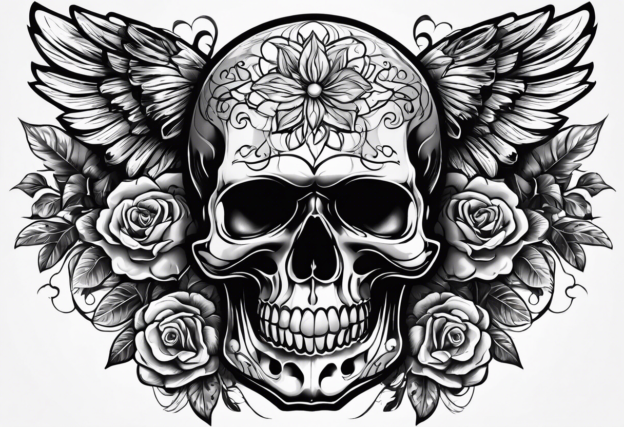 skull tattoo idea