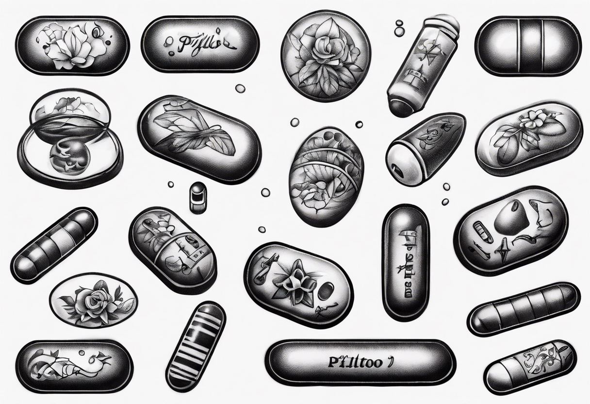 Pills tattoo idea