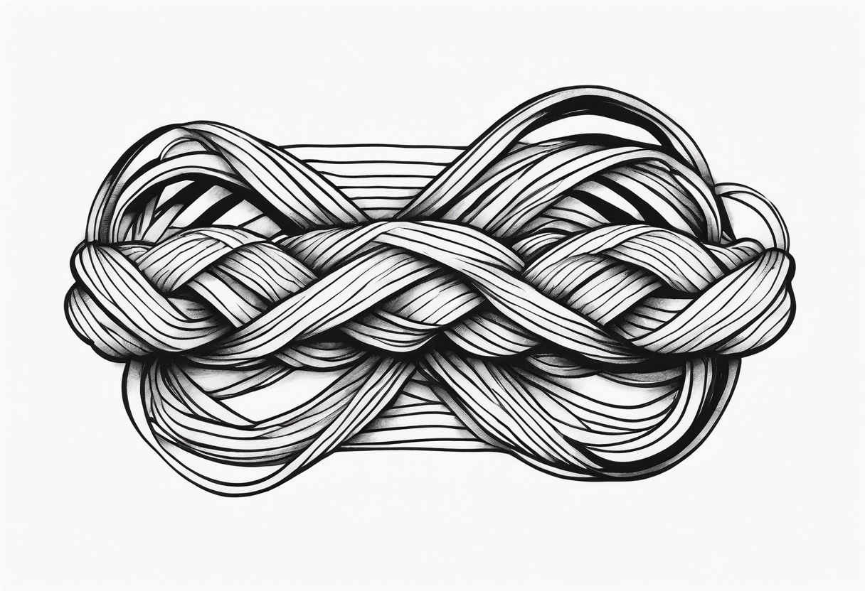 at the end of the rope tattoo idea